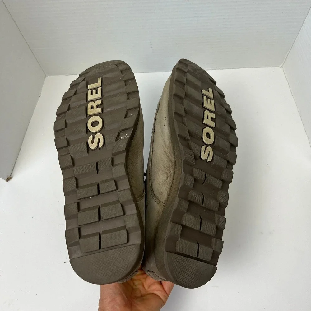 Sorel Madson II Moc Toe Waterproof Boots Mens 11 Grey Gorpcore Travel Casual